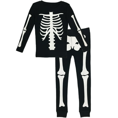 MJC Skeleton Halloween Costume Pajamas for Children