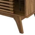 thumbnail image 5 of Modway Render Wood & Vinyl Record Display Stand with Sliding Door in Walnut, 5 of 9