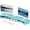 Blue, variant on Desk Organizers and Accessories, Dual Monitor Stand Riser, Monitor Desk Shelf for Desktop Organization (Pink)