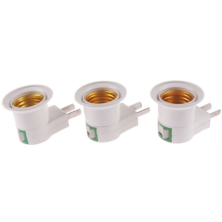 Watch E27 Plug-in Lamp Holder E26 Screw with On/Off