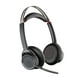 thumbnail image 1 of Plantronics - Voyager Focus UC con base de carga (poliéster) - Auriculares Bluetooth duales (estéreo) con micrófono de brazo - Compatibles con PC/Mac con USB-A - Compatibles con Teams (certificado), Z, 1 of 5