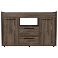 thumbnail image 1 of TUHOME Buffet Lyon - Noyer Foncé en Bois d'Ingénierie - pour Cuisine, 1 of 7