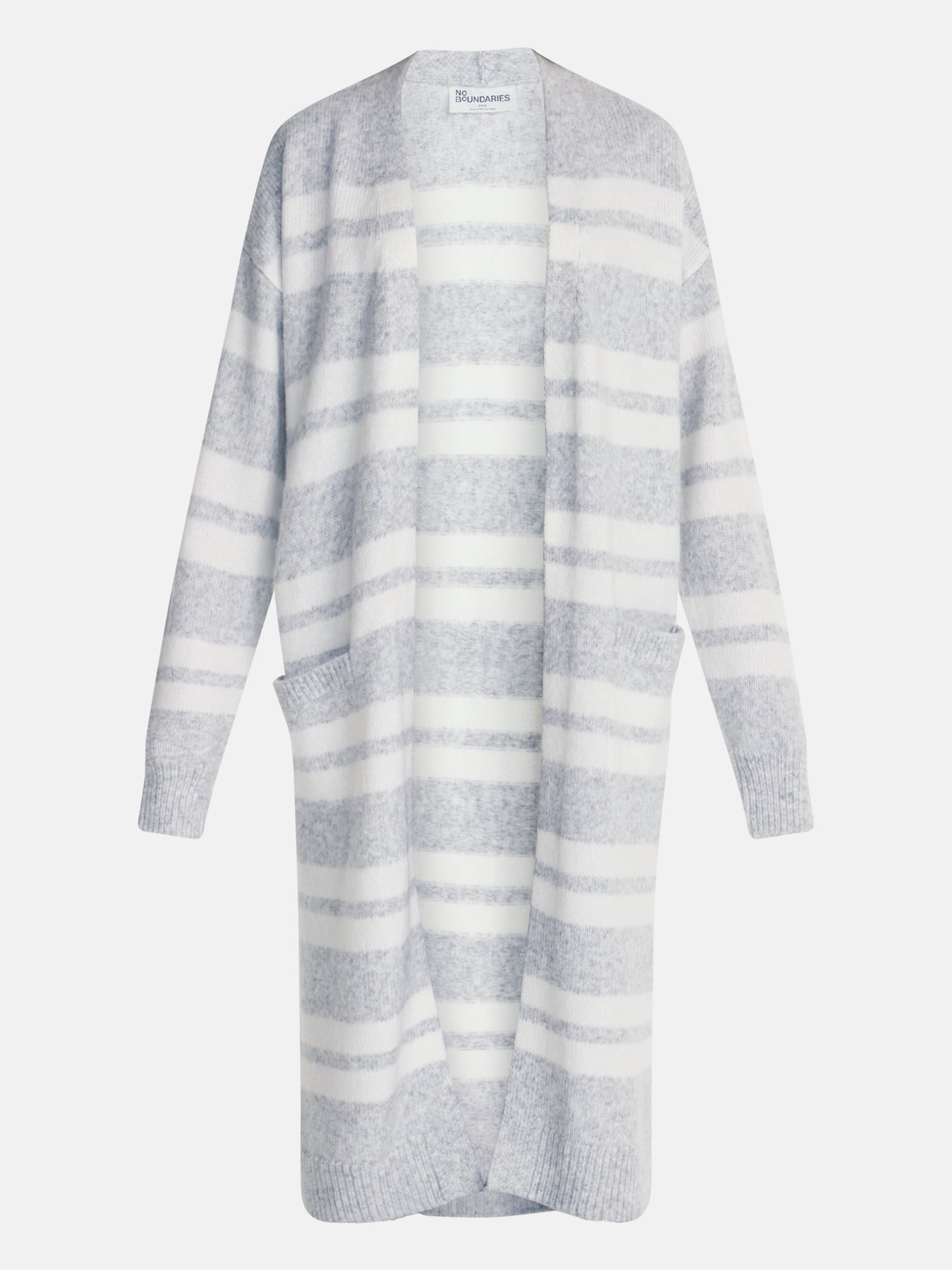 No Boundaries Open Front Duster Cardigan, Midweight, Women's and Women’s Plus XXS-4X