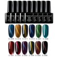 thumbnail image 3 of 8ML Glitter Cat Eye Magnetic Nail Polish Semi Permanent Holographic Reflective Cat, 3 of 5