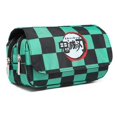 thumbnail image 1 of Estuche para lápices de gran capacidad, estuche para lápices de dibujos animados de Anime, bolsa de lápices de lona de doble capa, regalo para niñas y niños amantes de la pintura, 1 of 7
