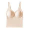 thumbnail image 1 of Ropa interior térmica para mujer, color sólido, cálida, sin costuras, resistente al frío, sin mangas, ropa interior térmica para mujer, parte superior de poliéster, 1 of 2