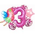 thumbnail image 1 of Fairy Birthday Decorations for Girls Set - Number 3 Balloon Pink, Fairy Party Decorations, Fairy Birthday, Fairy Birthday Party Decorations, Party Sup, 1 of 4