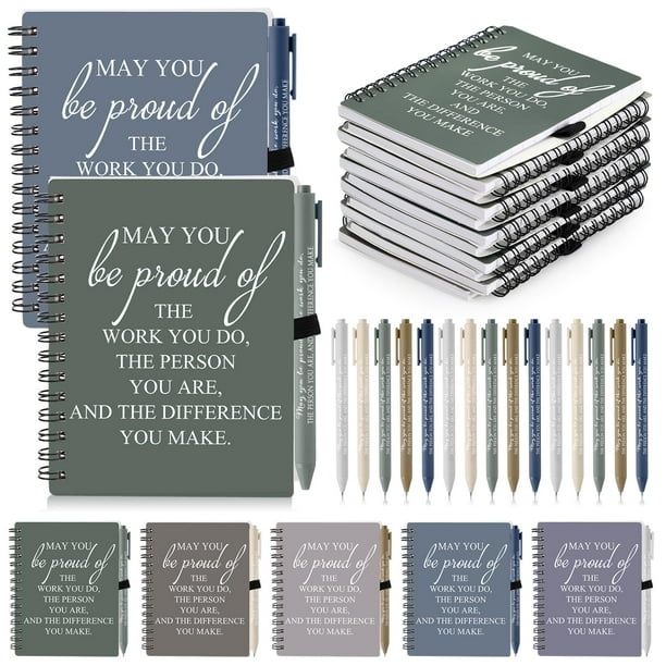 Set de cuadernos Honoson Employee Appreciation con bolígrafo x20