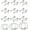 Silver, variant on 12 Pairs Steel Earrings 14K Plated Flat Back Stud Earrings Small Hoop Earring for Women Men, Silver
