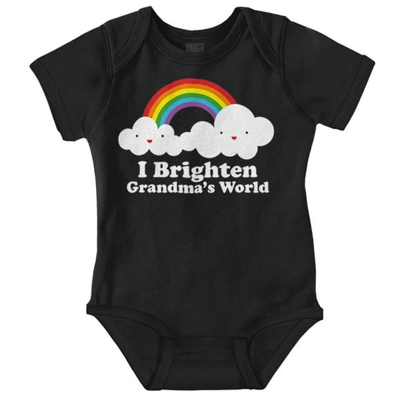 Brighten Grandmas World Cute Rainbow Bodysuit Jumper Girls Infant Baby Brisco Brands 12M