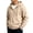 Khaki #004, variant on Men's Oversized Zip Up Hoodie Fleece Sweatshirts with Pockets Fall Clothes Outfits Long Sleeve Winter Jackets Relaxed Fit Coat 3XL