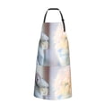 thumbnail image 2 of Lsque The Cat Looks in the Mirror Waterproof Apron Chef Aprons for Men Heavy Duty Chemical Work Apron Extra Long Grilling Aprons with Adjustable Bib Apron, 2 of 9