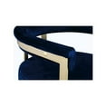thumbnail image 5 of Meridian Furniture Marcello Navy Velvet Counter Stool (Set of 2), 5 of 7