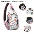 thumbnail image 2 of Sac à Dos Rétro Tropical Bloom pour Femmes, Sac de Voyage Artistique Léger avec Motif Floral, 2 of 6