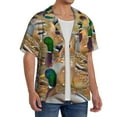 thumbnail image 2 of Honeii Mallard Ducks for Men's Short-Sleeved Button-Up Collared Shirt Featuring A Pocket, Perfect for Beach Vacations, And Travel Adventures.-4X-Large, 2 of 5