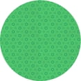 thumbnail image 1 of Ahgly Company Indoor Square Patterned Neon Green Area Rugs, 3' Square, 1 of 6