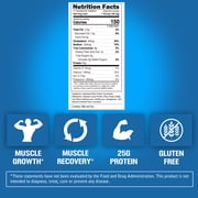 Protein Powder 25g - Evlution Nutrition 100% Whey Protein Powder 1 LB - No Sugar Added, Low Carb, Gluten Free - EVL Fast Absorbing Chocolate Protein Powder with BCAA and Glutamine