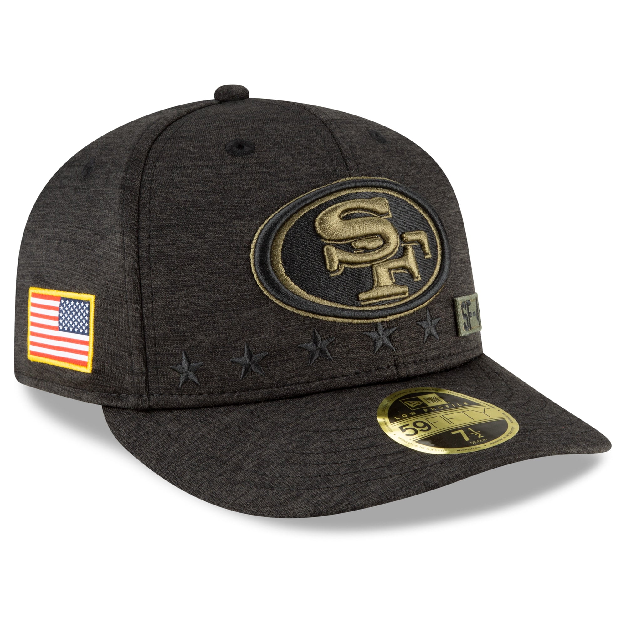 San Francisco 49ers New Era 2020 Salute to Service Low Profile 59FIFTY