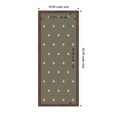 thumbnail image 5 of Kate and Laurel Framed Fabric Pinboard 18 x 42, Green Botanical Block Print Printed Linen Classic Bulletin Board for Use as a Vision Board or Wall Organization, Florence Medium Brown Frame, 5 of 8