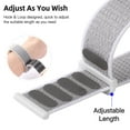 thumbnail image 3 of LEIXIUER Sport Loop Nylon Band for Apple Watch Bands 44mm 40mm 45mm 41mm 42mm 38mm 49mm Stretchy Solo Loop Nylon Braided Wristband Bracelet iWatch Series 8 Ultra 3 4 5 6 SE 7 Band for Women Men, 3 of 9