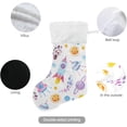 thumbnail image 3 of Coolnut 17.7 Inch Christmas Stockings, 2 PCS Cute Space Print Presonalized Large Stocking Sock for Family Holiday Xmas Party Decorations, 3 of 7