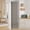 Gray, variant on 70.5" White Tall Corner Pantry Cabinet, 2 Fluted Doors, for Kitchen Dining Living Room