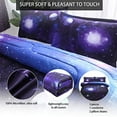 thumbnail image 3 of JQinHome Full 3-Piece Galaxy Purple Comforter Sets 3D Space Themed All-Season Down Alternative Quilted Duvet Reversible Design Includes 1 Comforter, 2 Pillow Shams, 3 of 6