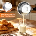 thumbnail image 2 of Saucepan with Lid, 2 Quart Stainless Steel Sauce Pot with Glass Lid Small Sauce Pan for Home Kitchen Restaurant Cooking, 2 of 6