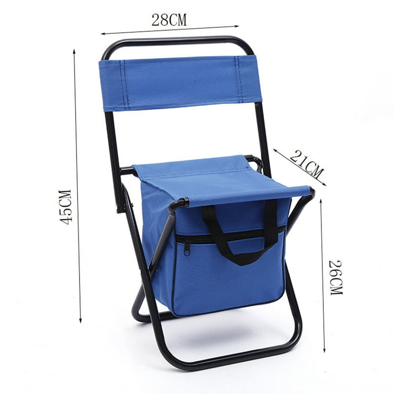 LeKY Folding Camping Fishing Chair Stool Portable Backpack Picnic