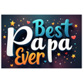 thumbnail image 6 of Decorative Stars Best Papa Ever Heart Elements Father's Day Family Celebration for Father's Day Party Indoor Decoration Family Gathering, 6 of 7
