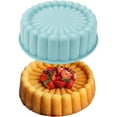 thumbnail image 1 of Molde de silicona reutilizable de 7 pulgadas con forma de girasol para hornear pasteles, pan, tartas, flanes y tartas., 1 of 11