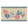 thumbnail image 3 of Authentic Hotel and Spa  Turkish Cotton Floral Vine Embroidered Teal Blue 3-piece Towel Set, 3 of 4