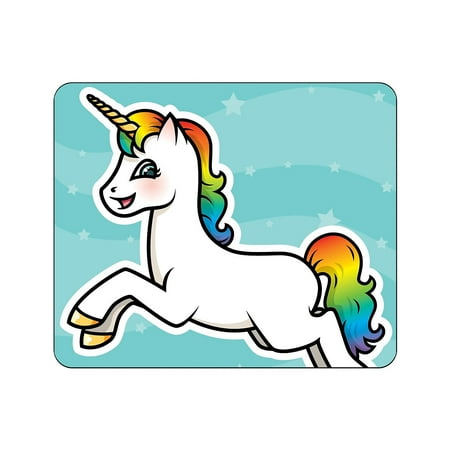 UPC: 0731969606698 | OTM Prints Black Mouse Pad Unicorn & Stars