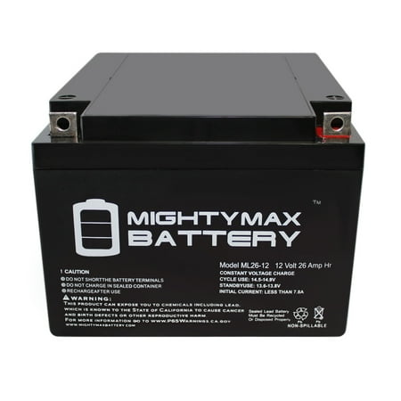 12V 26AH Battery Replacement for Zeus PC26-12M, PC26-12NB | Walmart Canada