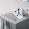 thumbnail image 5 of Blossom 24" Bathroom Vanity | Metal Grey | Solid Wood | Ceramic Sink | Freestanding, 5 of 6