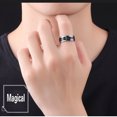 thumbnail image 4 of Maoww Smart Temperature Stainless Steel Ring Couple Lover Color Change Mood Unisex Ring Hand Jewelry, 4 of 7