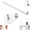 White, variant on Fountwell Sewing Thread Spool Holder Large Capacity Anti-Tangle Stand Rack for Universal Sewing Machine White