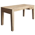 thumbnail image 3 of Recycled Teak Wood Java Writing Desk with Drawer for Home or Office, 3 of 5
