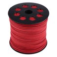 thumbnail image 2 of leather suede cord 3mm flat 90 meters Red, 2 of 6