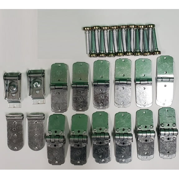 44 Piece TODCO Style Box Truck /Trailer Roll Up Door Hinge & 1" Roller Kit