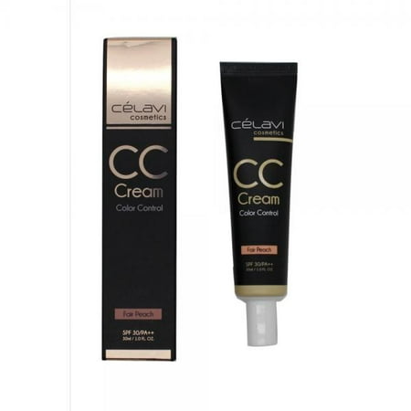 Celavi Color Control CC Cream Natural Light and Soft Korean Skincare 30ML/1.0 FL. OZ SPF 30/PA++ (Fair