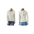 thumbnail image 3 of Females Cable Knit Sweaters Long Sleeve V Neck Sweater Tops Casual Pullover Shirts Fall Fashion Outfits White L, 3 of 7