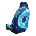 thumbnail image 2 of Wukai Blue Yin And Yang Full Set Car Seat Covers with Soft Padding Universal Auto Front Seats Protector and Cushion Mat, 2 of 5