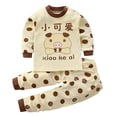 thumbnail image 1 of Hiiyo Little Boys Pajama Sets Kids Cartoon Sleepwear Fall Clothes Set Loungewear PJs, 1 of 2