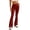#0222-Red, variant on TaTaai Womens Solid Quick Dry Flare Yoga Pants High Waist Hip Lifting Tight Leggings Trousers for Daily Gym