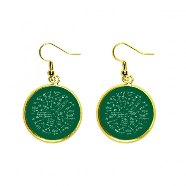 Cherchant Lit Formules Mathématiques Oreille dangle en Goutte Boucle d'Oreille Bijoux Femme