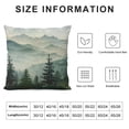 thumbnail image 5 of Creowell Mountain and Tree Lumbar Throw Pillow Cover  Decorative Bedroom Living Room Nature Landscape with Mountain Forest and Lake Rectanglar Cushion Case for Bed Sofa Couch, 5 of 5