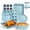 Slight Blue, variant on 11-piece Nonstick Baking Pans Set - Professional Grade Carbon Steel Bakeware With Coating- Dishwasher Safe Stackable Oven To 450°f (steel Gray)