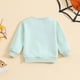 thumbnail image 5 of Gibobby Playeras Deportivas Niños pequeños bebés niñas niños otoño invierno cálido Halloween animados estampado manga larga Tops ropa para niños(Glauco, 12-18 Meses), 5 of 5