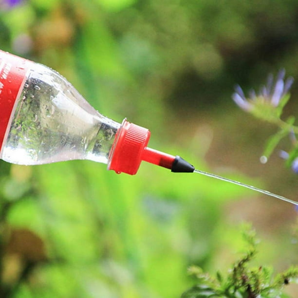 Dispositivo de riego de plantas de 4 piezas, boquilla rociadora de regadera simple, boquilla rociadora de botella de riego